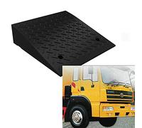 Curb Ramp, Rubber Wheelchair Ramp, Car Ramps Heavy Duty Door Kerb Threshold Ramp with Non Slip Surface, for Driveway, Loading Dock, Sidewalk, Car, Scooter