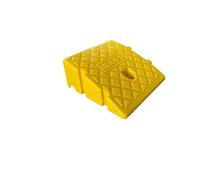 Curb Ramp Slope Pad Household Roadside Car Uphill Threshold Speed Bump Triangle - Traffic Control And Management For steps(Yellow 25 * 27 * 11CM)