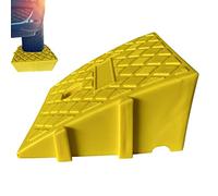 Curb Ramps For Car, Kerb R.amps, Portable Curb R Amps, Heavy Duty Threshold R-amps Rubber Kerb R,amps For Driveway Loading Dock Sidewalk Scooter Bike Motorcycle Wheelchairs, Yellow