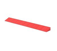 Curb Ramps for Driveway, Sidewalk Ramp, Anti-slip Surface Design, Suitable for Indoor use, Thresholds and Steps(Red,99x20x9.5cm/39x7.9x3.7)