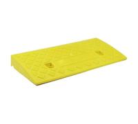 Curb Ramps Rubber Kerb Ramps Threshold Ramps Mat Portable Vehicle Ramp Heavy Duty Car Ramp Lightweight Plastic Curb Ramps for Driveway,Sidewalk,Car,Truck,Yellow,50x22x5cm