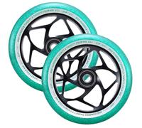 CURB SKATEBOARDS Blunt Envyscooters - Pack x2 120mm Gap Core - Black/Jade - Wheels Freestyle Scooters