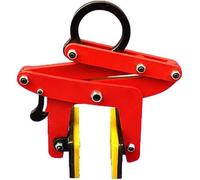 Curb Tongs, Lifting Tongs, Thicken The Non-Slip Lifting clamp, The Vertical Plate clamp, for Lifting and Transporting Steel Plates,Red-C2
