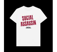 Curb Your Enthusiasm Social Assassin White T-Shirt Curb Your Enthusiasm White 2XL