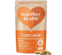 Curcumin & Turmeric Complex - Together Health - Organic Whole Turmeric Powder - 95% Curcumin & Piperine - Full Spectrum Antioxidant Formula - Vegan Friendly - Made in The UK - Pack of 4-120 Vegecaps