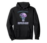 Cure Brain Dementia - Support Remember Alzheimers Awareness Pullover Hoodie