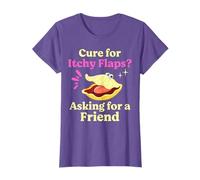 Cure For Itchy Flaps Asking For A Friend Funny Meme Humor T-Shirt