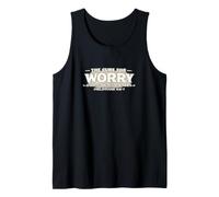 Cure for Worry Starts On Your Knees - Philippians 4:6-7 Tank Top