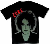 Cure Jumbo Robert Smith Face Image T Shirt Band Music (X-Large)
