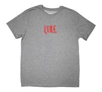 Cure Mini Band Logo T-Shirt in Grey | Size: XL Cure Grey XL