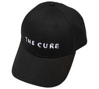 Cure Text Logo Baseball Cap in Black Cure Black One Size