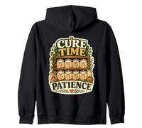 Cure Time Patience Candle Maker Zip Hoodie