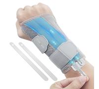 CURECARE 2 in 1 Carpal Tunnel Wrist Splint, Customized Wrist Splint with 3 Adjustable Stability, Wrist Brace for Men and Women, Wrist Support Right Hand for Tendonitis (L/XL, Right)