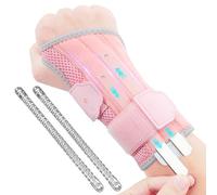 CURECARE 2 in 1 Carpal Tunnel Wrist Splint, Wrist Supports with 2 Replaceable Splints & Springs, Wrist Splint for Night Support, Customized Wrist Brace for Tendonitis (S/M, Right)