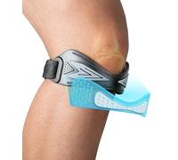 CURECARE Patella Tendon Knee Strap for Women, Non-Slip Patella Knee Support | One Size, 3D Cushion, V Shaped Knee Support, Knee Strap for Running, Jumpers Knee, Hiking, Volleyball, Basketball, Tennis
