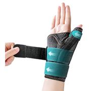 CURECARE Thumb Support, Reversible Thumb Splint Right & Left Hand (Black)