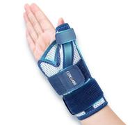 CURECARE Thumb Support, Reversible Thumb Splint Right & Left Hand (Blue)