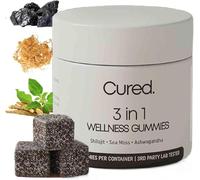 Cured 3 in 1 Gummies, Cured Shilajit Gummies for Men, Pure Shilajit Gummies, 30 Day Supply Per Bottle (2pcs)