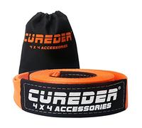 Cureder Tow Strap - 3'' x 30ft Recovery Strap,Lab Tested 35,121 lb Break Strength Snatch Strap, Suitable for Emergency Off-Road Vehicles and Trucks, Get Your Vehicle Out of Any Situation
