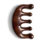 cureder Wooden Scalp Massager - Handmade 100% Natural Green Sandalwood Wide Tooth Combs - Wood Massage Comb & Sandalwood Comb for Luxurious Hair Care