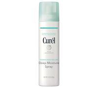 Curél Deep Moisture Spray, Ultra-Fine, Ceramide-Infused Hydrating Mist, Face & Body Moisturiser For Dry, Sensitive Skin, Cooling Spray To Use Under & Over Makeup, Japanese Skincare, 144ml