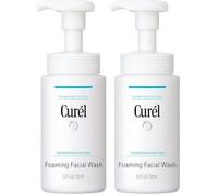 Curel Foaming Gentle Cleansing Face Wash Cleanser for Dry, Sensitive Skin 150 ml (Pack of 2)