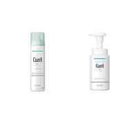 Curel Hydrating Face & Body Spray Moisturiser for Dry & Sensitive Skin 150ml & Foaming Gentle Cleansing Face Wash Cleanser for Dry, Sensitive Skin 150ml