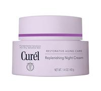 Curél Restorative Aging Care Replenishing Night Cream for Dry, Sensitive Skin, 40ml