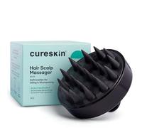 Cureskin Head Massager with Medical-Grade Silicone Bristles | Hair Massager for Hair Growth | Scalp Massager Shampoo Hair Brush, Exfoliating, Oil Massage, Anti-Dandruff