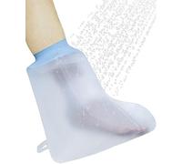 CureSquad Adult Reusable and Waterproof Foot Cast Cover for Shower