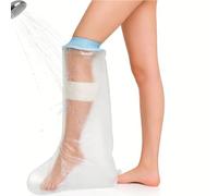 CureSquad Adult Reusable and Waterproof Leg Cast Cover for Shower
