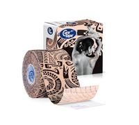 CureTape Art Kinesiology Tape | 1 Roll 5cm x 5m | Beige Tattoo | Waterproof | Latex-Free Medical Kinesiology Tape | Kinesio tape for Sports & Fitness | Kinesiology recovery tape for Extreme Sports