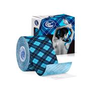CureTape Classic | Waterproof Kinesiology Tape | Medical | Injury | The Best Adhesion | Increase Mobility & Performance | Reduce Joint Pain | Sports Tape | 5cm (Tartan)