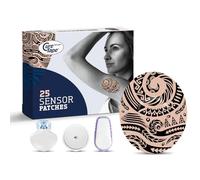 CureTape Sensor Patches - Sensor Fixing Plasters - 25 Covers for Freestyle Libre, Dexcom and Medtronic Guardian Sensors - Fixation Tape for Your Sensor