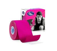 CureTape® Sports Extra Sticky Kinesiology Tape | 30% Stronger Adhesion | Waterproof K Tape | Quick Dry Viscose | Uncut Physio & Sports Injury Muscle Tape for Shoulder, Knee, Ankle | Pink