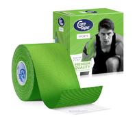 CureTape® Sports Extra Sticky Kinesiology Tape | 30% Stronger Adhesion | Waterproof K Tape | Quick Dry Viscose | Uncut Physio & Sports Injury Muscle Tape for Shoulder, Knee, Ankle | Lime