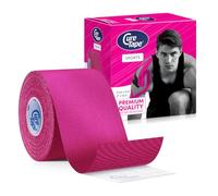 CureTape® Sports Extra Sticky Kinesiology Tape | 30% Stronger Adhesion | Waterproof Kinesiology Tape | Quick Dry Viscose | Uncut Athletic Support Tape for Shoulder, Knee & Ankle | Pink