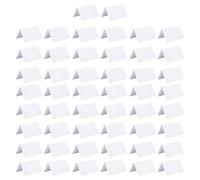 curfair Fountain Pen-friendly Place Cards Guest Name Cards 50pcs White Blanks Place Cards Diy Craft Name Cards for Wedding Table Seating Guest Names 50pcs