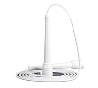 curfair Lightweight Jump Rope 280cm Kids Skipping Rope Adjustable Ergonomic Non-slip Handle Tangle-free Physical Testing Training Students Adults Jump Rope White