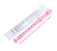 curfair Soprano Recorder Beginner Flute Instrument for Beginners German-style 8-hole Labor-saving Beginner-friendly with Strong Sound Perfect Kids Students Pink