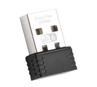 CURFAIR WIFI Adapter for Desktop PC,300Mbs 2.4Ghz USB Wifi 6 Adapter,No Need Drivers,Support WPA-PSK and WPA2-PSK Data Encryption,Wifi Card for Windows 7,8, 8.1,10,11 (A)