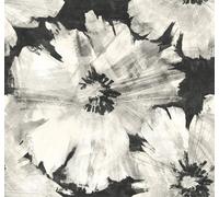 Curie Abstract Floral Unpasted Wallpaper