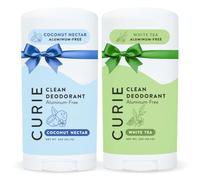 Curie Aluminium Deodorant Coconut Nectar + White Tea Pen, Natural Deodorant, Paraben Free, Cruelty Free, Non-Toxic