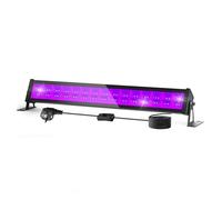 Curing Lamp, 1/2pcs UV Floodlight 385-405NM Fluorescen Glow Ultraviolet Black Light 36/72W Party Stage Disco Deco LED Backlight for Bar Dj(36W 1pc)