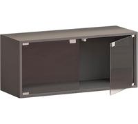 Curio Display Cabinet With Door In Clear Stackable Display Case Cube Dustproof Storage Cabinet For Playroom Bedroom Living Room Reading Room