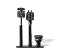 Curio Home Goods Ionic Brush Set, Onyx/Black