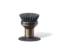 Curio Home Goods Ionic Palm Brush, Magnetized to Stand Upright, Stainless Steel with Replaceable Head, Bronze
