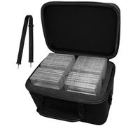 CurioCrate Graduated Card Storage Box Fits 25 CSG, BGS, PSA Slab Card Holder Organiser with Removable Thick Foam Slots (Case Only)