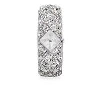 Curiosa Bangle Watch - female - Swarovski - Watches - Gray - ONE SIZE - Accessories ONE SIZE