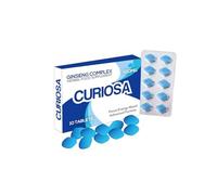 CURIOSA Blue 650mg | Stronger | Longer | Harder | Performance | Extra Strength Enhancing Pills, Stamina Endurance Booster Supplement Pills for Men | 10 Ginseng Tablets